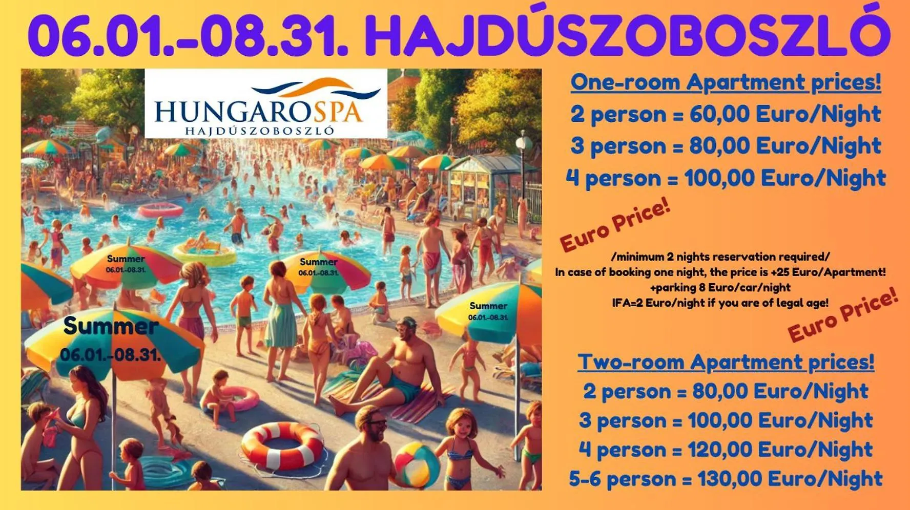 아파트 Tilla Apartman Hajdúszoboszló